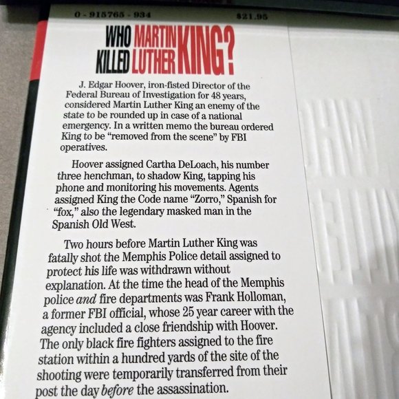 Martin Luther King, 1st Ed, James Earl Ray, Assassination, Civil Rights Movement - Picture 6 of 10